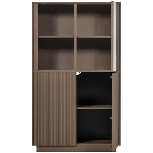 WOOOD Nova vitrinekast Truffel Bruin