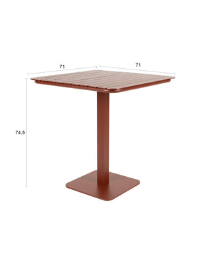 Zuiver Vondel bistrotafel Red