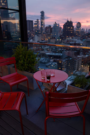 Fermob Bistro tuintafel Ø 60 cm Chili