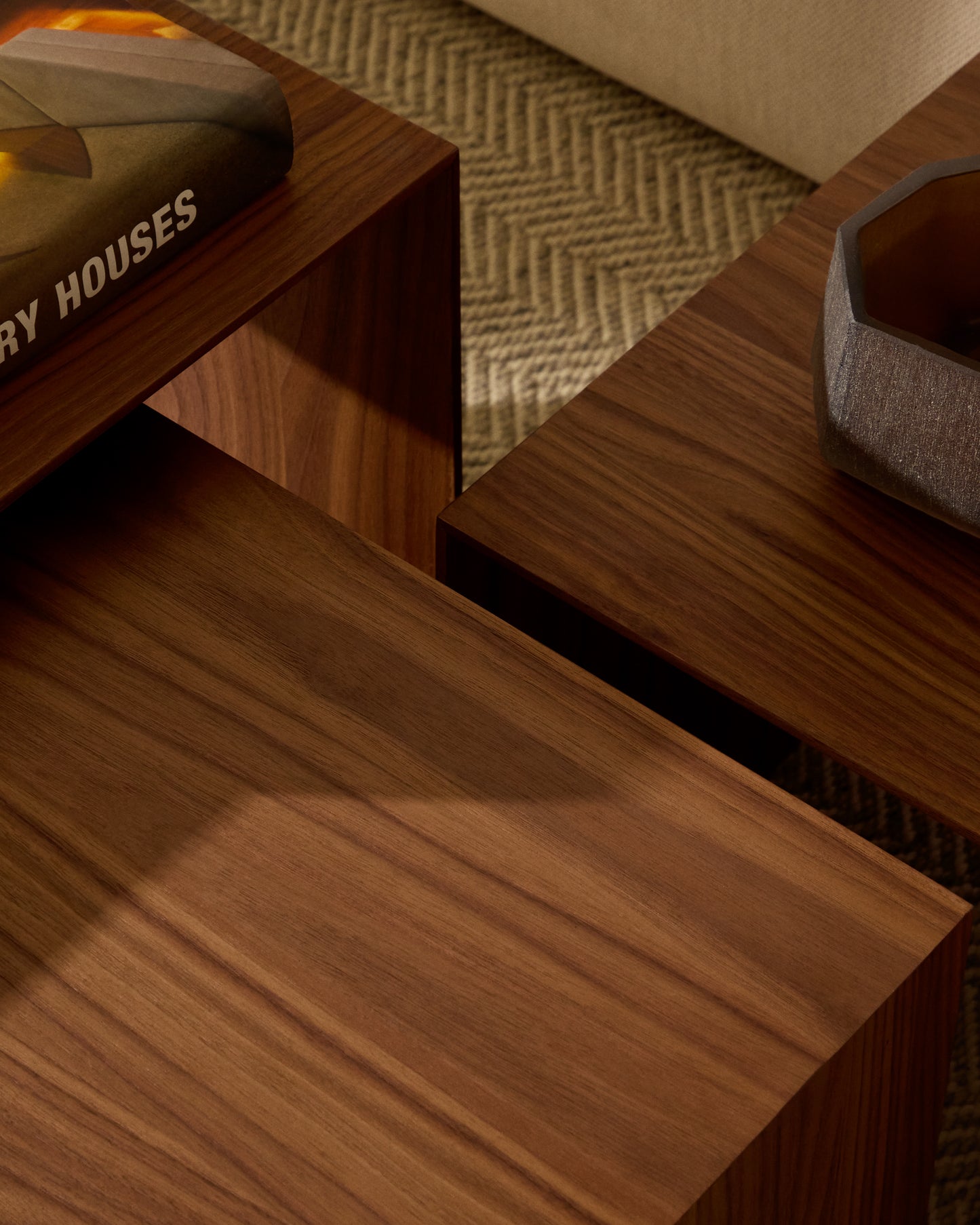 Kave Home Litto bijzettafel set van 3 Brown
