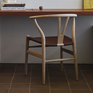 Carl Hansen & Søn CH24P Wishbone eetkamerstoel - geolied eikenhout leder Loke 7060