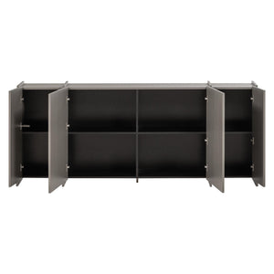 WOOOD Brock dressoir Warmgrijs