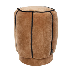 Dutchbone Donna poef Lichtbruin