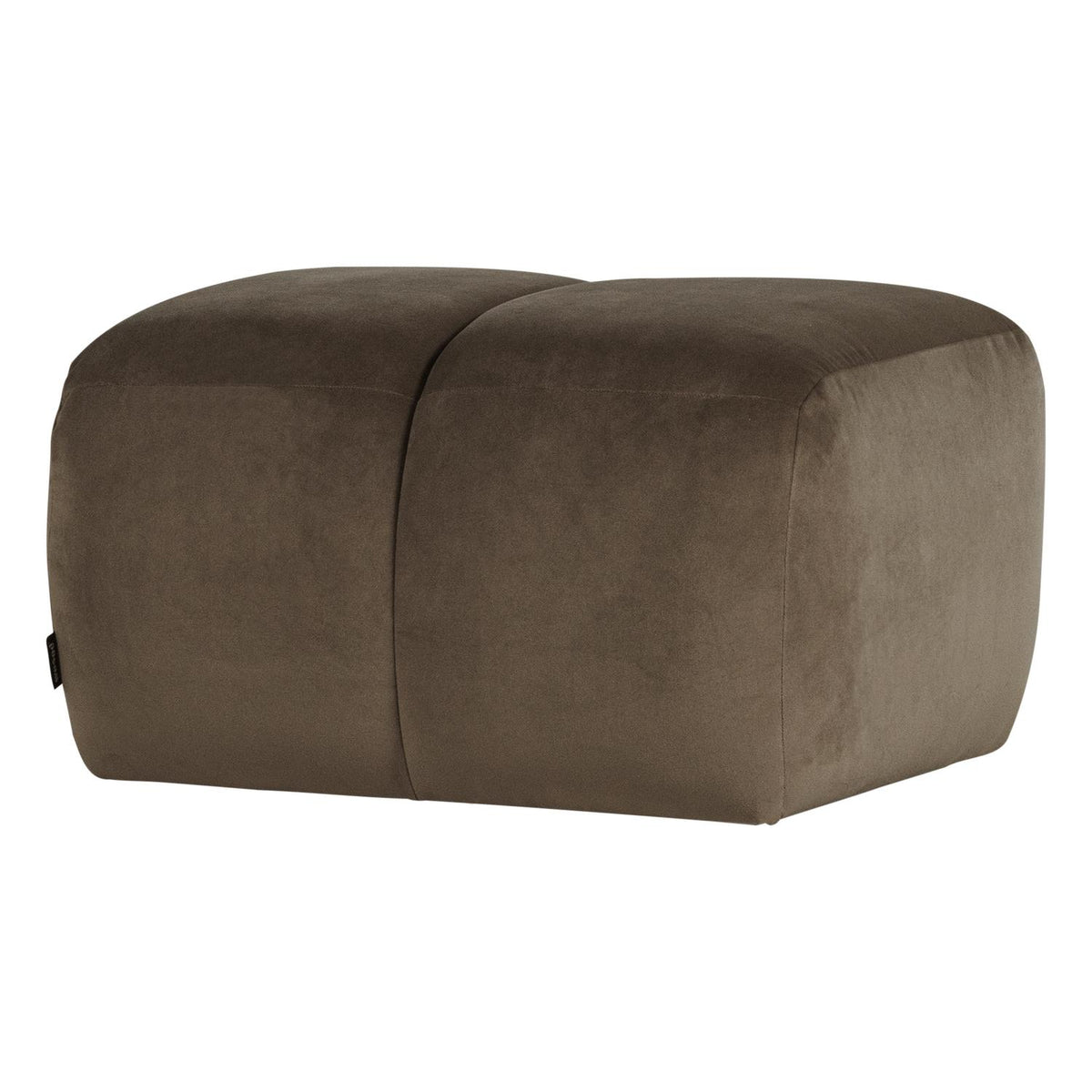WOOOD Mojo poef velvet Taupe