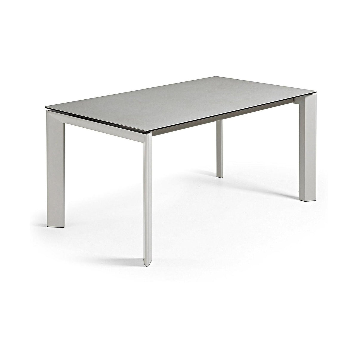 Kave Home Axis eettafel uitschuifbaar 140/200x90 cm Grijs