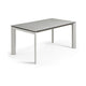 Kave Home Axis eettafel uitschuifbaar 140/200x90 cm Grijs