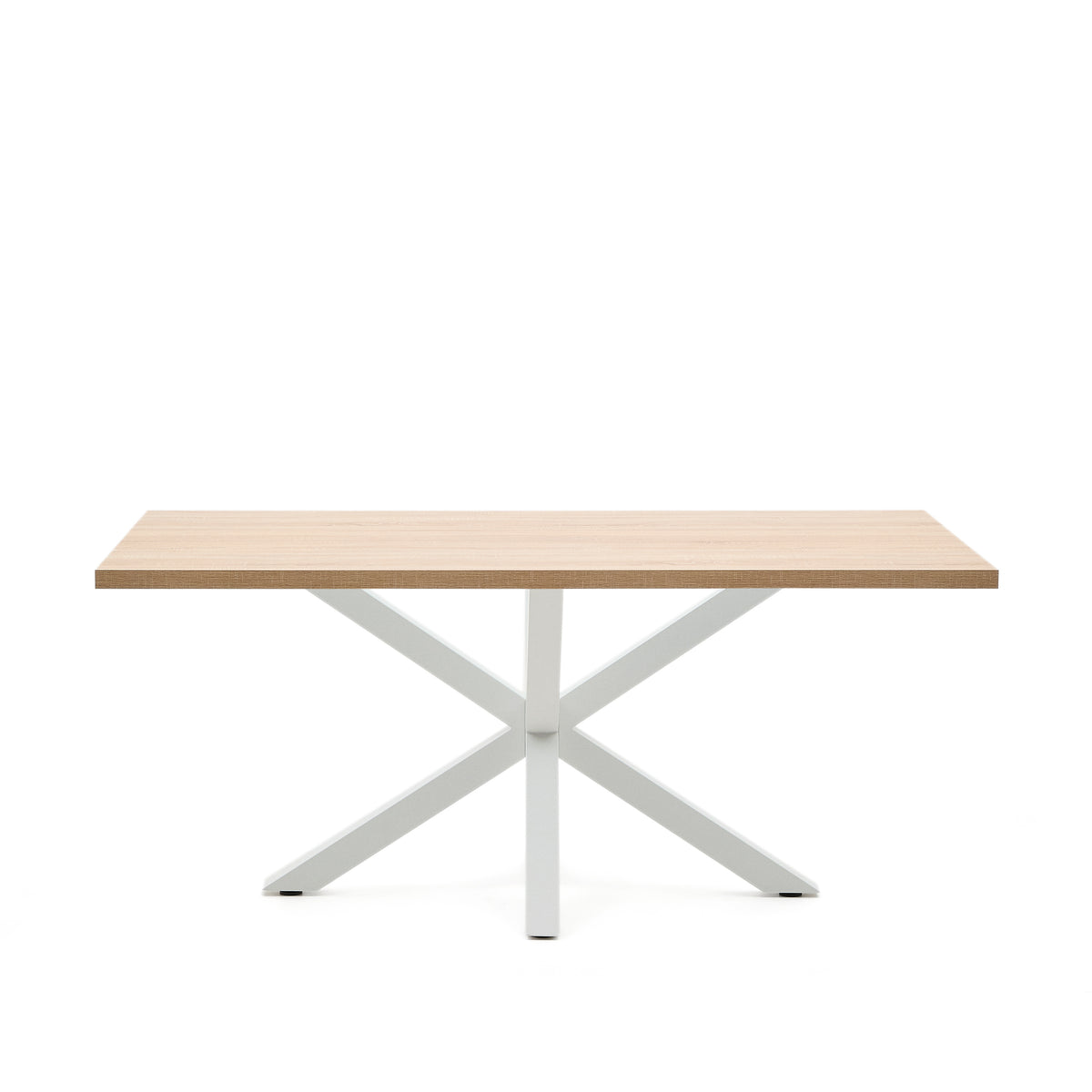 Kave Home Argo eettafel rechthoek 180x100 cm Natural/White