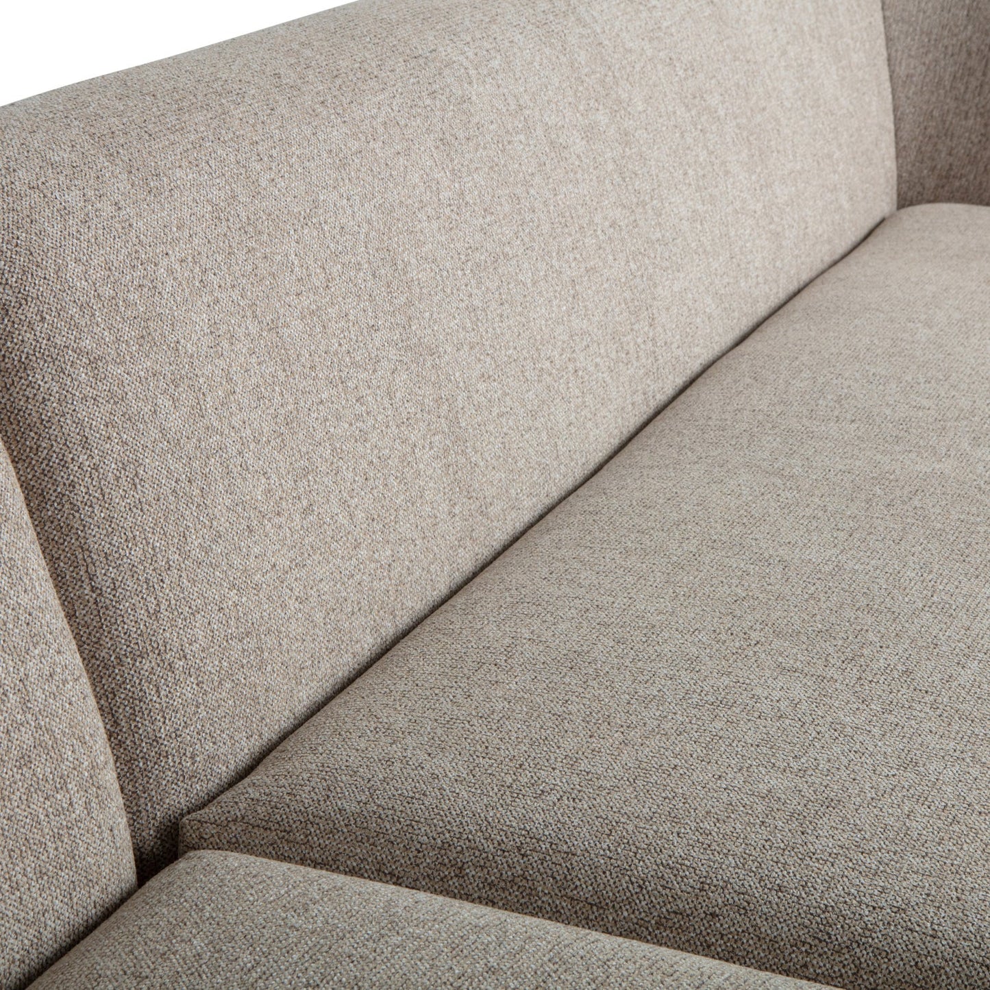 WOOOD Sloping hoekbank links Naturel Melange