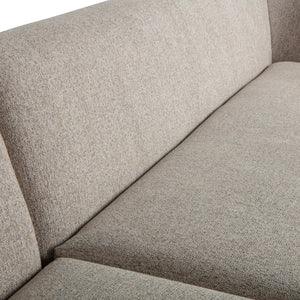 WOOOD Sloping hoekbank links Naturel Melange