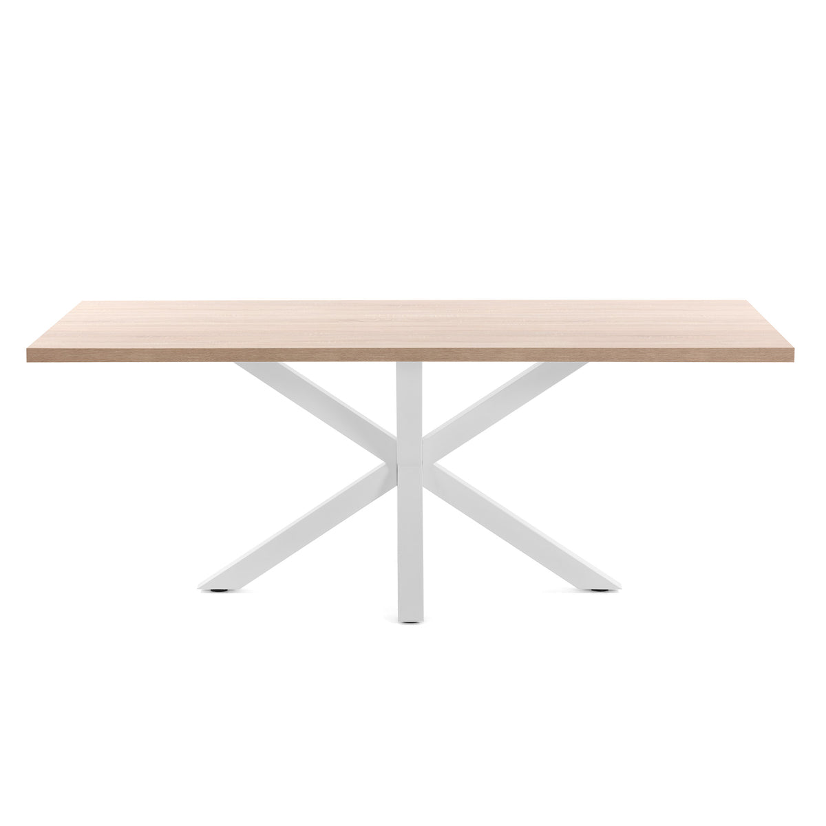 Kave Home Argo eettafel rechthoek 160x100 cm Natural/White