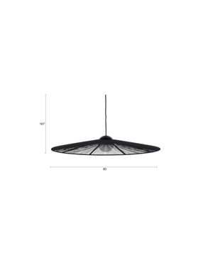 Zuiver Belle hanglamp L Black