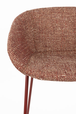 Zuiver Feston barkruk H65 Rood