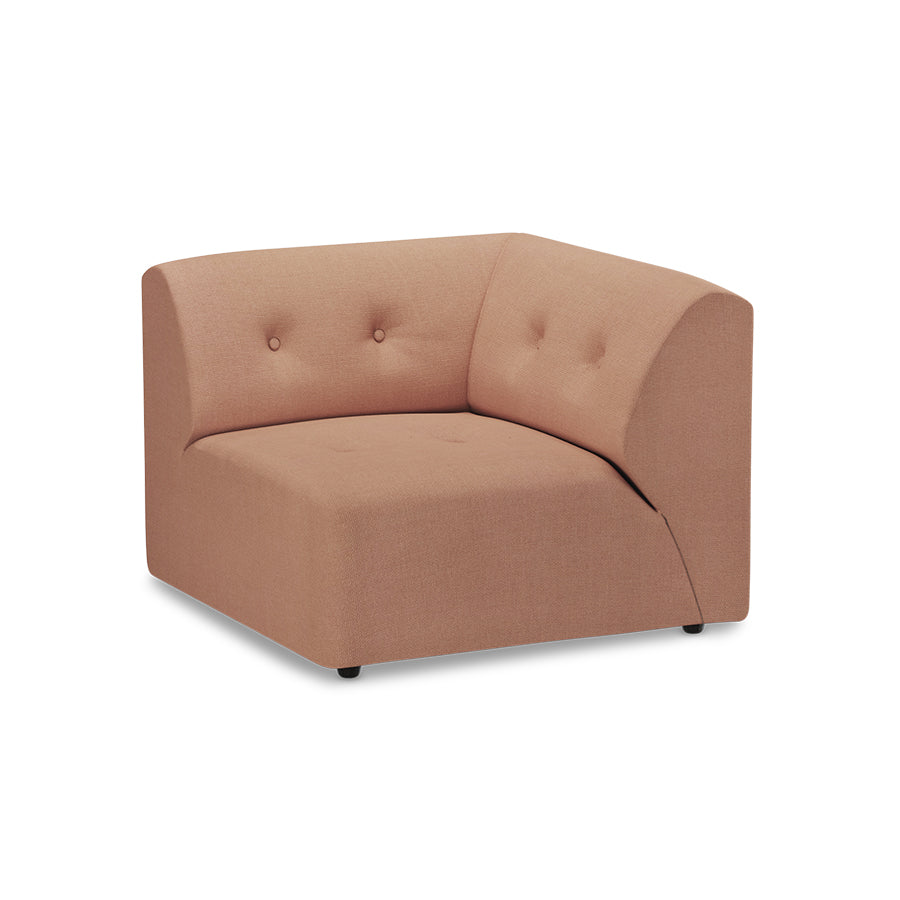 HKliving Vint bank right Linen Dusty Rose