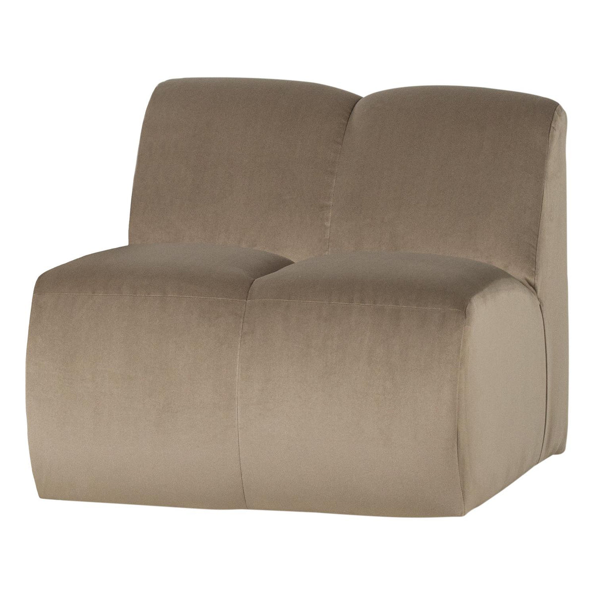 WOOOD Mojo 1-zits bank velvet Khaki