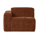 WOOOD Mojo Base 1-zits bank arm links rib Roestbruin