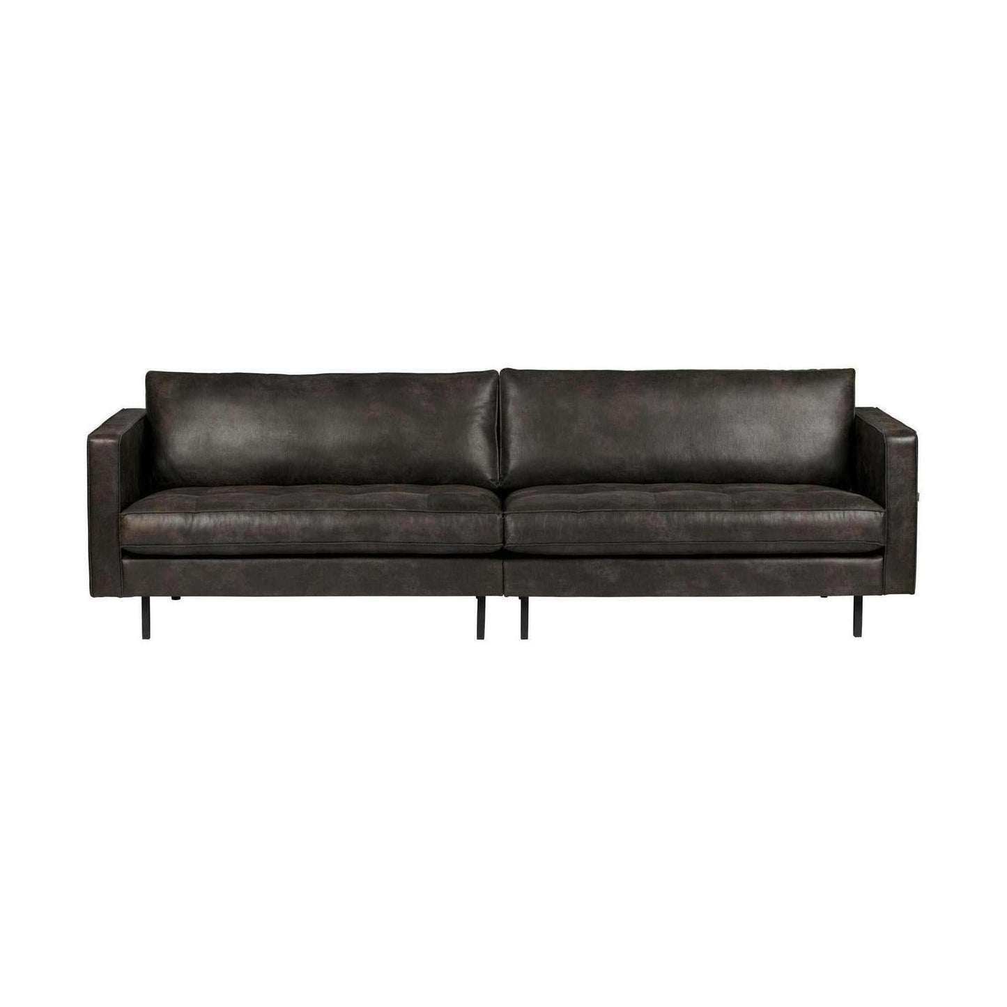 WOOOD Rodeo Classic 3-zits bank eco-leer Zwart