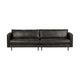 WOOOD Rodeo Classic 3-zits bank eco-leer Zwart