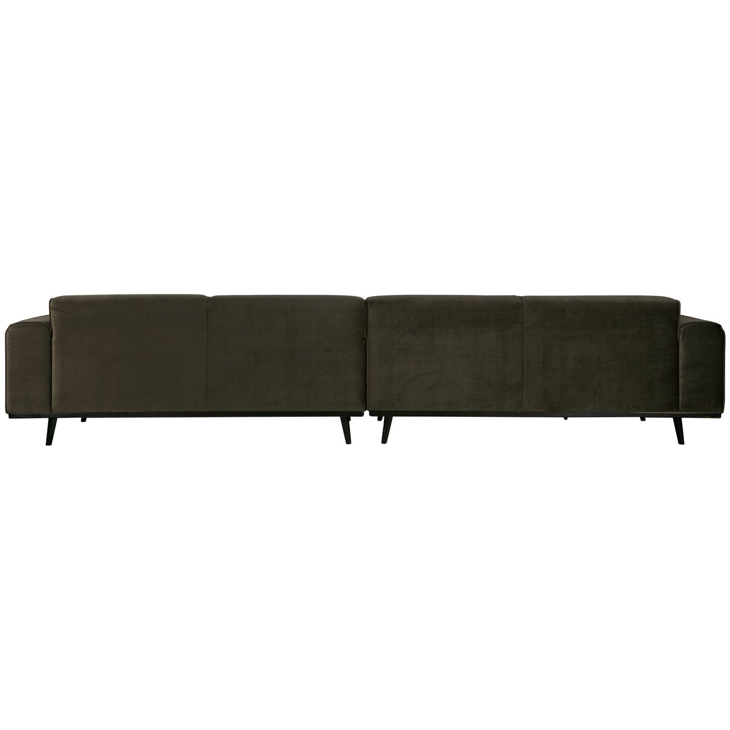 WOOOD Statement XL 4-zits bank 372 cm Velvet Warm Groen