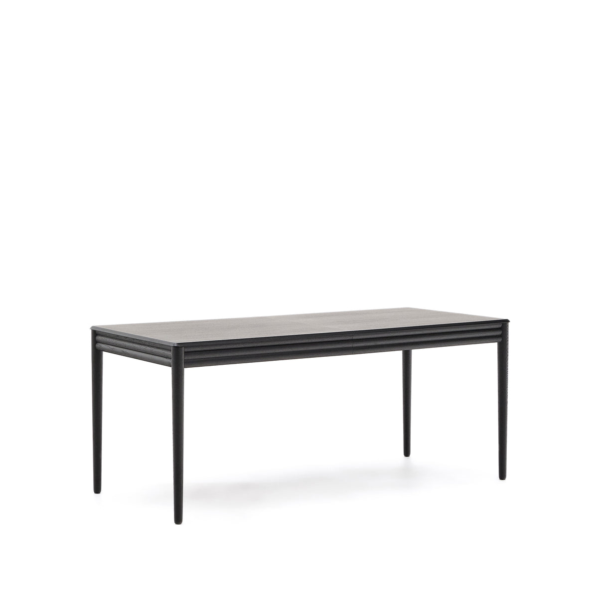 Kave Home Lenon eettafel uitschuifbaar rechthoek 160x90 cm Black