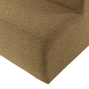 WOOOD Mojo Base eetkamerbank 164 cm bouclé Geel/Bruin