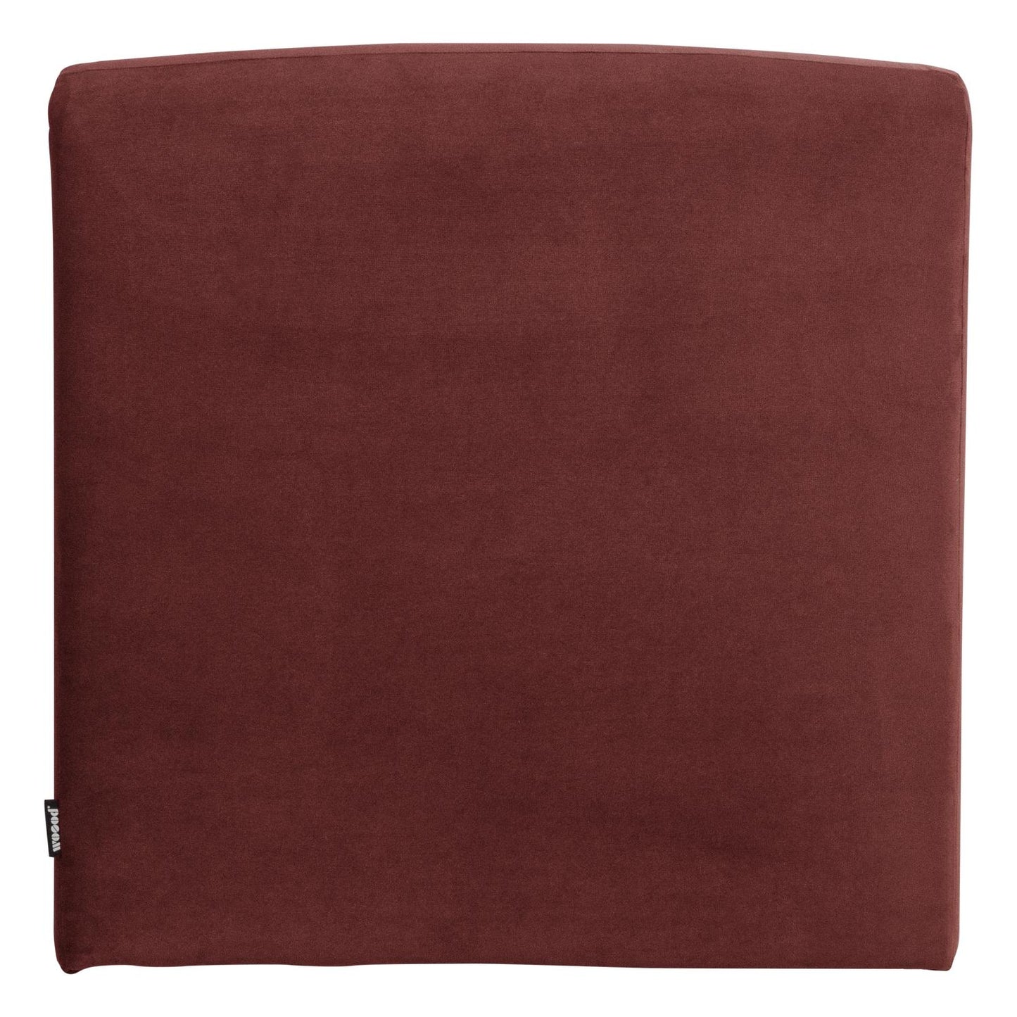 WOOOD Mojo Base eetkamerbank 84 cm met rugleuning velvet Kastanjebruin