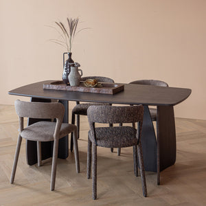 WOOOD Veere eettafel 180x100 cm Mystic Brown