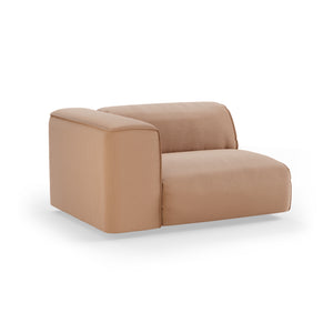 HKliving Flake bank left 1,5-seat Corduroy Rib Brown