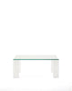 Kave Home Adularia bijzettafel 85x85 cm Transparant