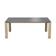 Mobitec Terra T0500 eettafel rechthoek 240x100 cm keramiek Nero poot eiken naturel