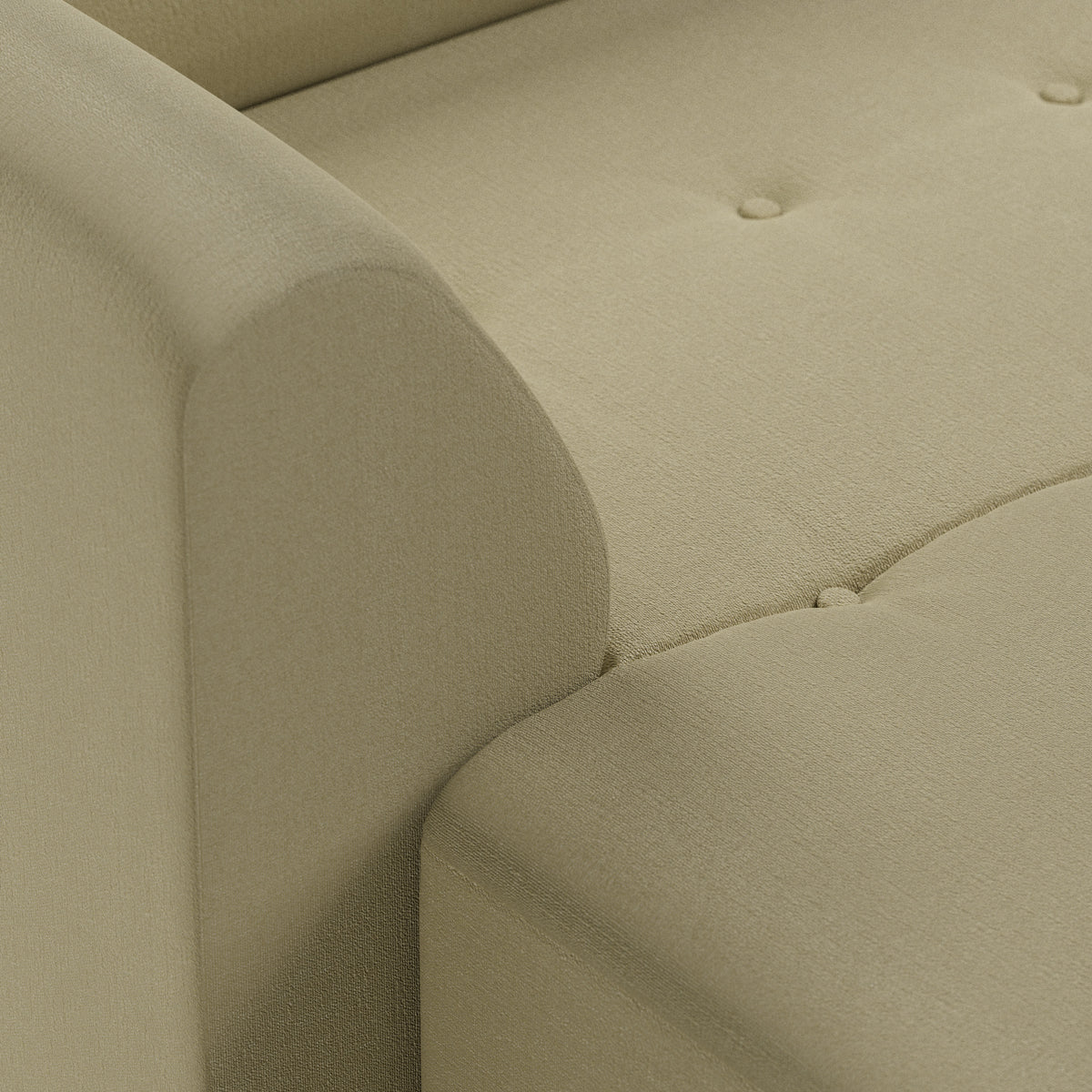 HKliving Vint bank left divan Knotted Sage