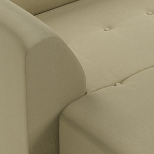 HKliving Vint bank left divan Knotted Sage