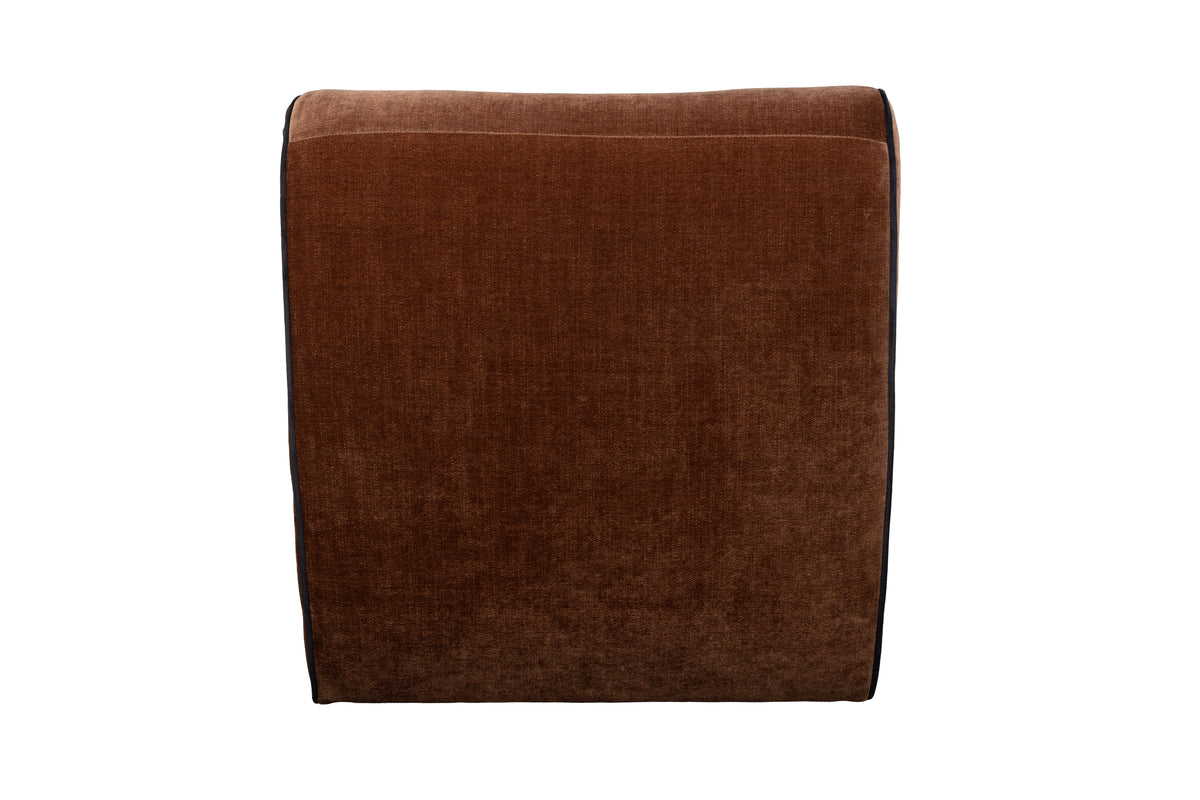 Dutchbone Donna fauteuil donkerbruin