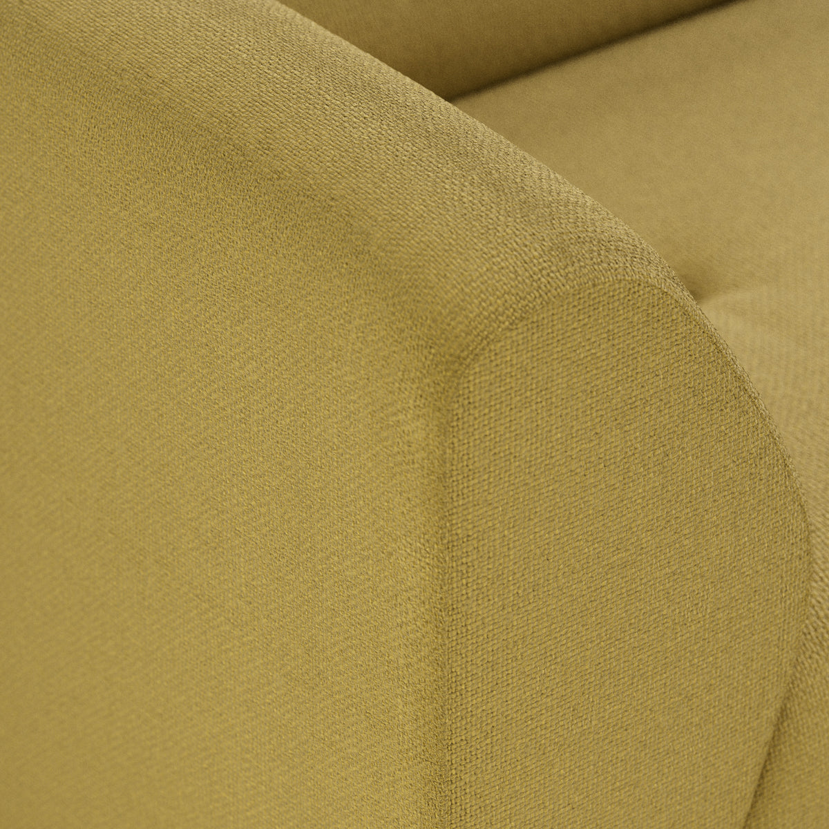 HKliving Vint bank left Linen Burnt Ochre