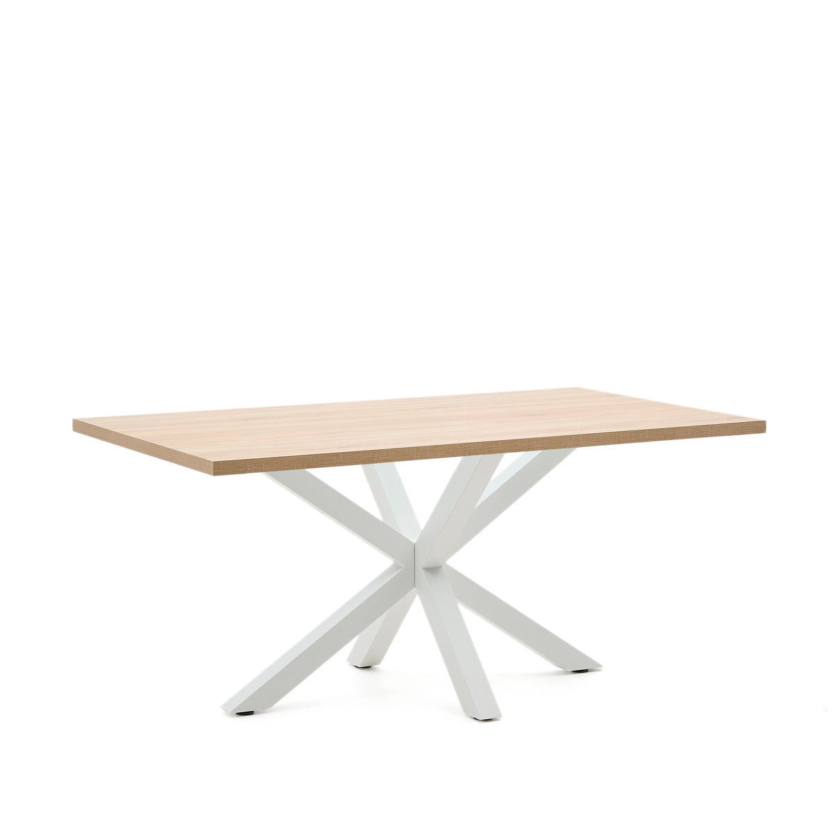 Kave Home Argo eettafel rechthoek 160x100 cm Natural/White