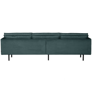 WOOOD Rodeo 3-zits bank velvet Groenblauw