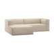 WOOOD Bean chaise longue bank links Beige Melange