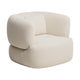 Kave Home Martina swivel fauteuil chenille Ecru
