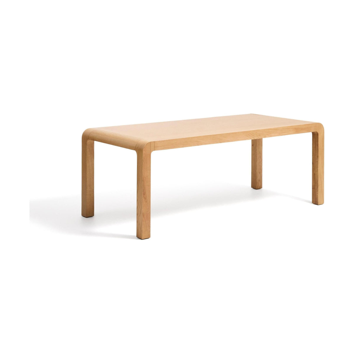 Kave Home Erisia eettafel rechthoek 200x100 cm eikenhout Naturel
