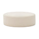 Kave Home Kaeli poef Ø120 cm bouclé Ecru