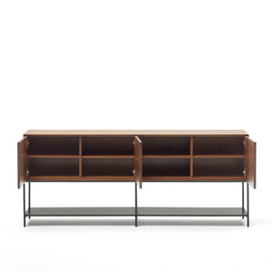 Kave Home Vedrana dressoir 3-deurs walnoot
