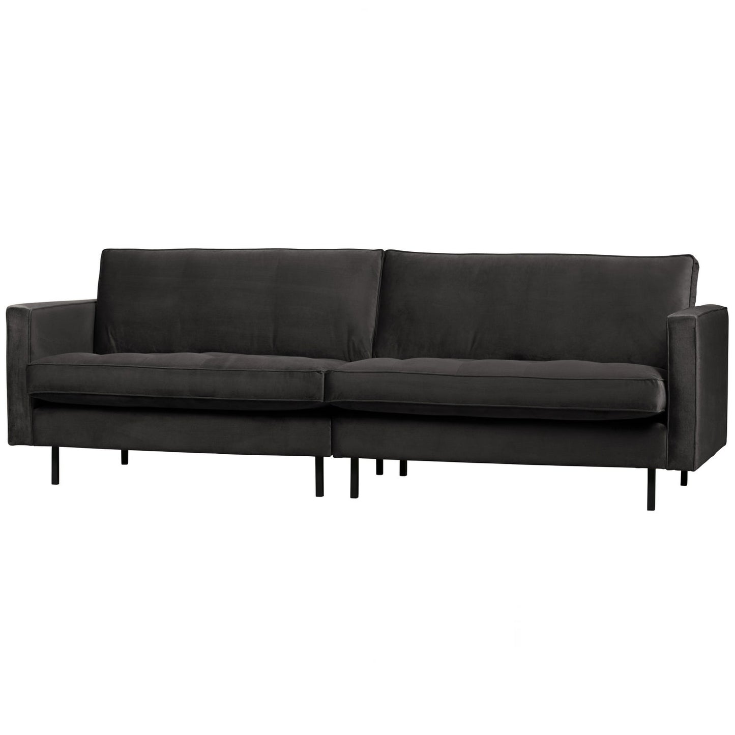 WOOOD Rodeo Classic 3-zits bank velvet Antraciet