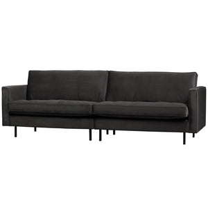 WOOOD Rodeo Classic 3-zits bank velvet Antraciet