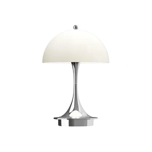 Louis Poulsen Panthella 160 Portable tafellamp Beige Opal Chrome