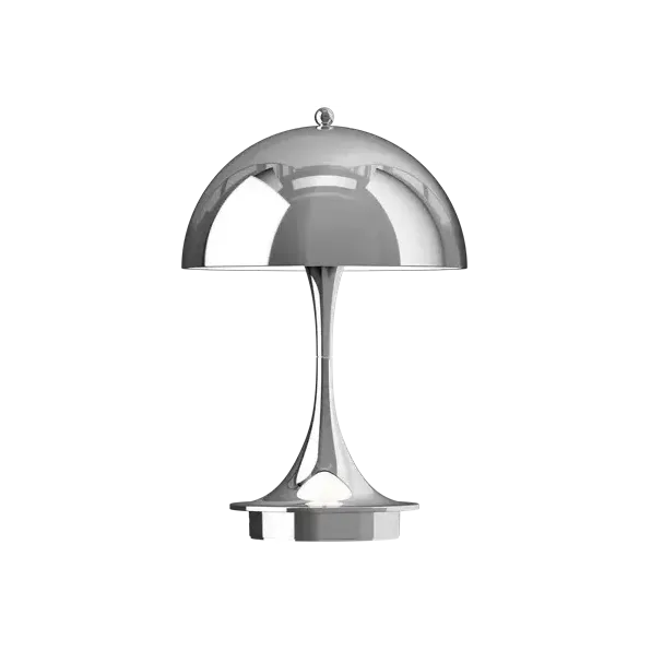 Louis Poulsen Panthella 160 Portable tafellamp Chrome