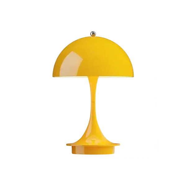 Louis Poulsen Panthella 160 Portable tafellamp Yellow Opaque