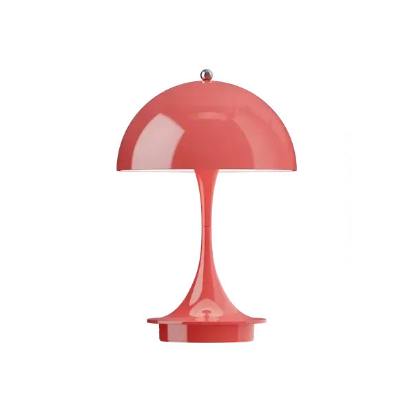 Louis Poulsen Panthella 160 Portable tafellamp Coral Opaque