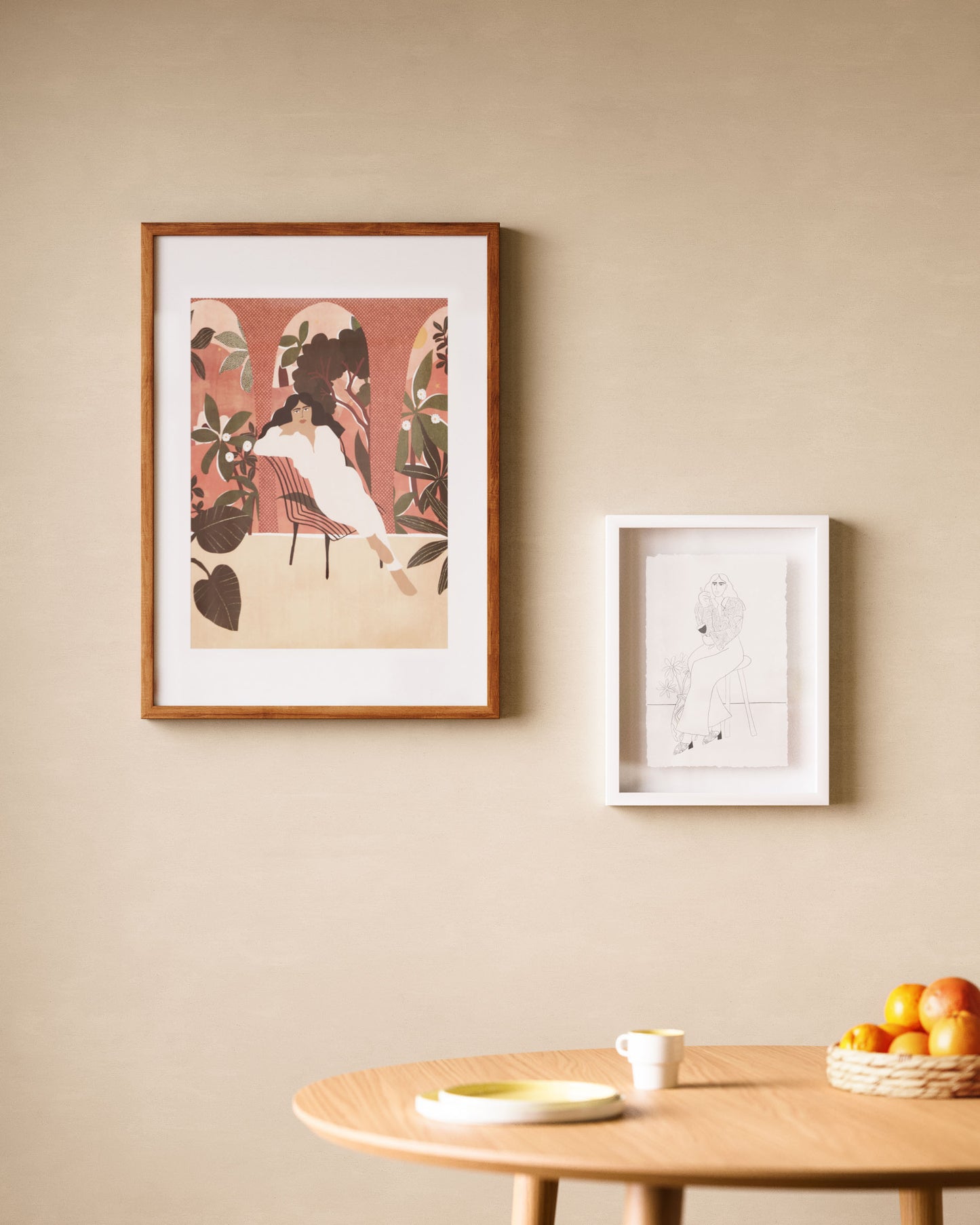 Kave Home Oqui eettafel uitschuifbaar rond Ø120 cm Natural