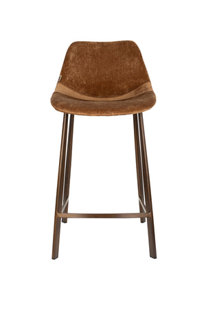 Dutchbone Franky barkruk H65 Cognac