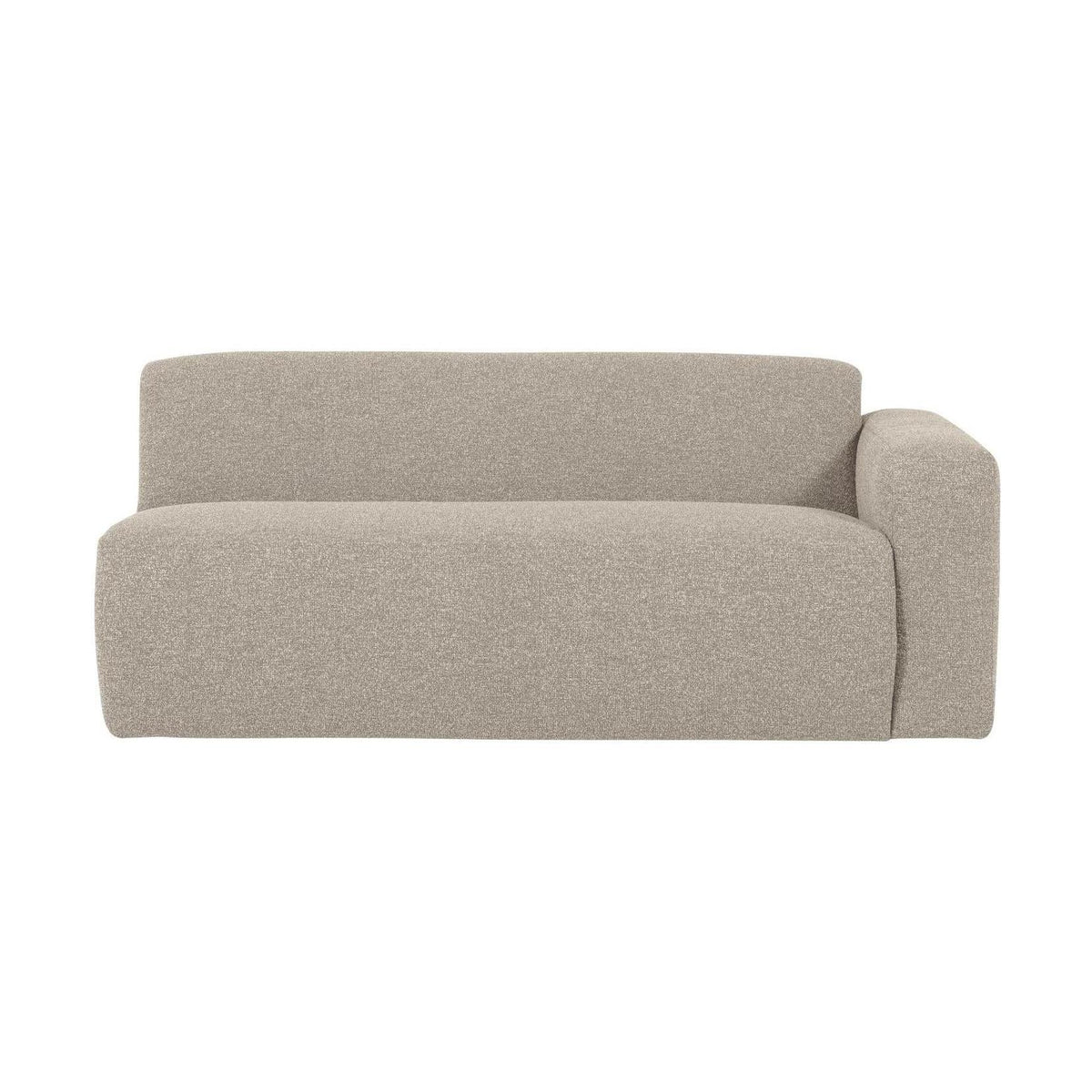 WOOOD Mojo Base 2-zits bank arm rechts bouclé Beige
