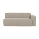 WOOOD Mojo Base 2-zits bank arm rechts bouclé Beige